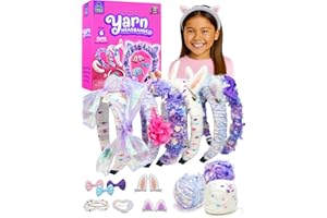 PURPLE LADYBUG Kit de fabrication de bandeaux en fil pour filles – Accessoires de cheveux mignons pour filles – Cadeaux d'ann