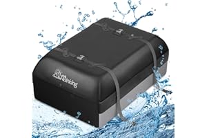 ASINKING Car Rooftop Cargo Carrier Bag, 21 Cu Ft Waterproof Car Top Luggage Roof Bag for Any Vehicles with/Without Roof Rack, with Upgraded Zipper, Strong Straps, Non-Slip Mat, Lock, 4 Door Hooks