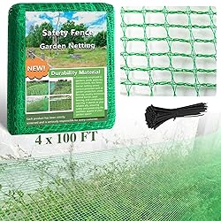 Quobiad Garden Fence Temporary Fence, 4'x100' with