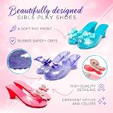 Little Fairy Princess 3 Soft Dress Up Shoes Girls Size 3-6 with Carry Box view 6