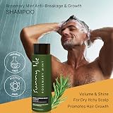 Sunny Isle Rosemary Mint Shampoo 12oz Strong Roots Anti-Breakage Biotin Castor view 4