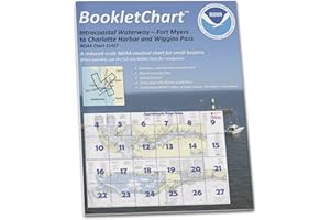 Paradise Cay Publications NOAA BookletChart 11427: Intracoastal Waterway Fort Myers to Charlotte Harbor and Wiggins Pass