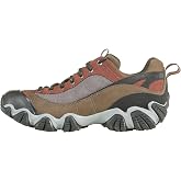 Oboz Men's Firebrand II Low B-DRY, Earth, 7 | Waterproof Leather Hiking Shoes with Rubber Toe Protection and Grip for Wet-Wea