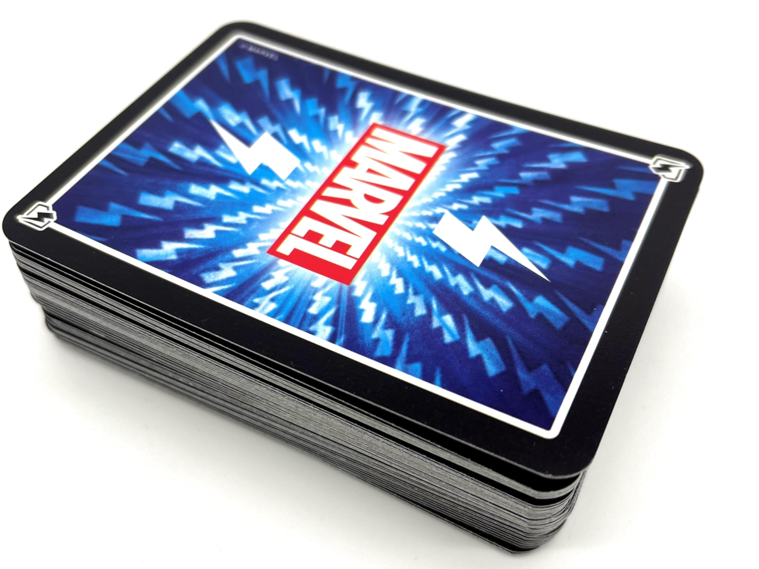 KAPTOYS MARVEL MISSION ARENA TRADING CARD GAME - 6 BOOSTER PACK BUNDLE (60 TRADING CARDS) Includes 18 Holo Shiny Cards & 42 Collectable Gaming Cards. Ages 6+ 1-2 Player Time 10 to 90 mins
