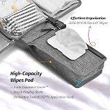 Lifefluent Portable Baby Changing Mat Travel Change Mat Grey 70x56cm view 5