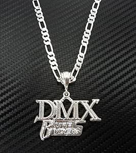JOTW Small Silvertone DMX Ruff Ryders Pendant a 24 Inch ...