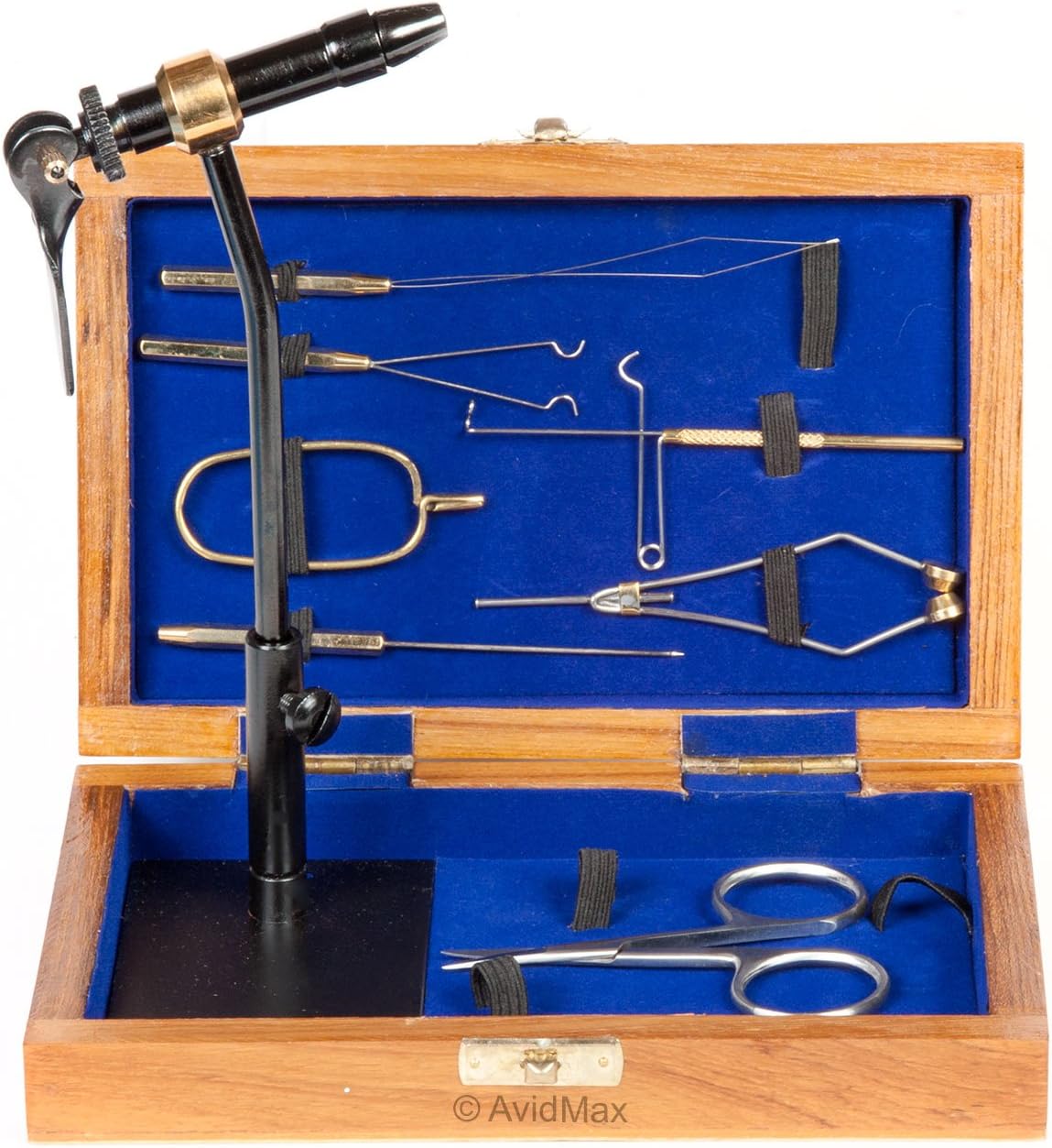 Umpqua Fly Tying Tool Kit With Wood Case