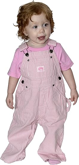 pink overalls baby girl