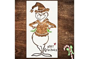 Christmas Stencils and Templates for Painting on Wood, Stencils for Signs, Art, Crafts, Merry Christmas Stencil, Holiday Temp