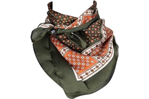 EIysee 27.5 Inches Satin Head Scarf -Hair Scarf Silk Head Scarf Silk Bandana Silk Hair Wrap Neck Scarf for Women Men