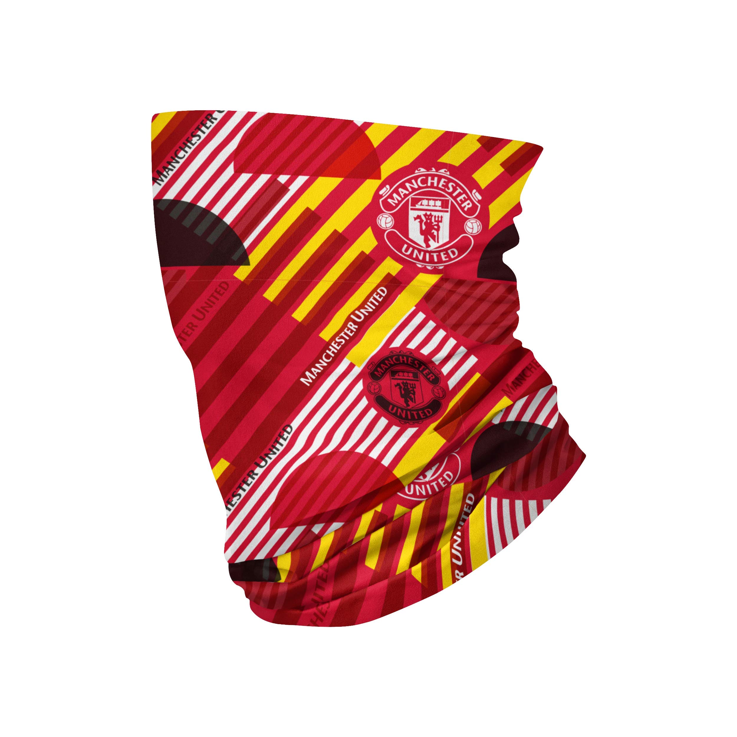 FOCO Football Manchester United FC Premier League One Geo Print Patterned Fancy Snood