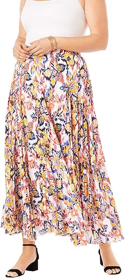 amazon plus size maxi skirts