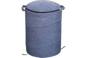 Sanpyl Toy Storage Basket and Play Mat, 13.4 X 16.5 Inch Large Capacity Building Bricks Toy Storage Organizer (Blue)