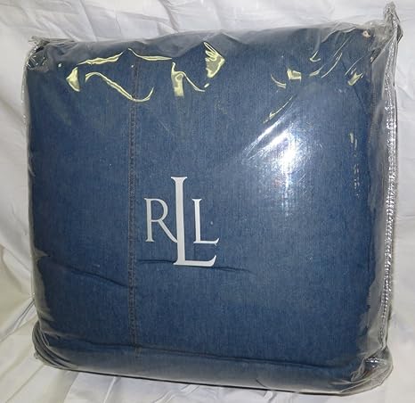 Amazon Com Ralph Lauren University Blue Denim Comforter Twin