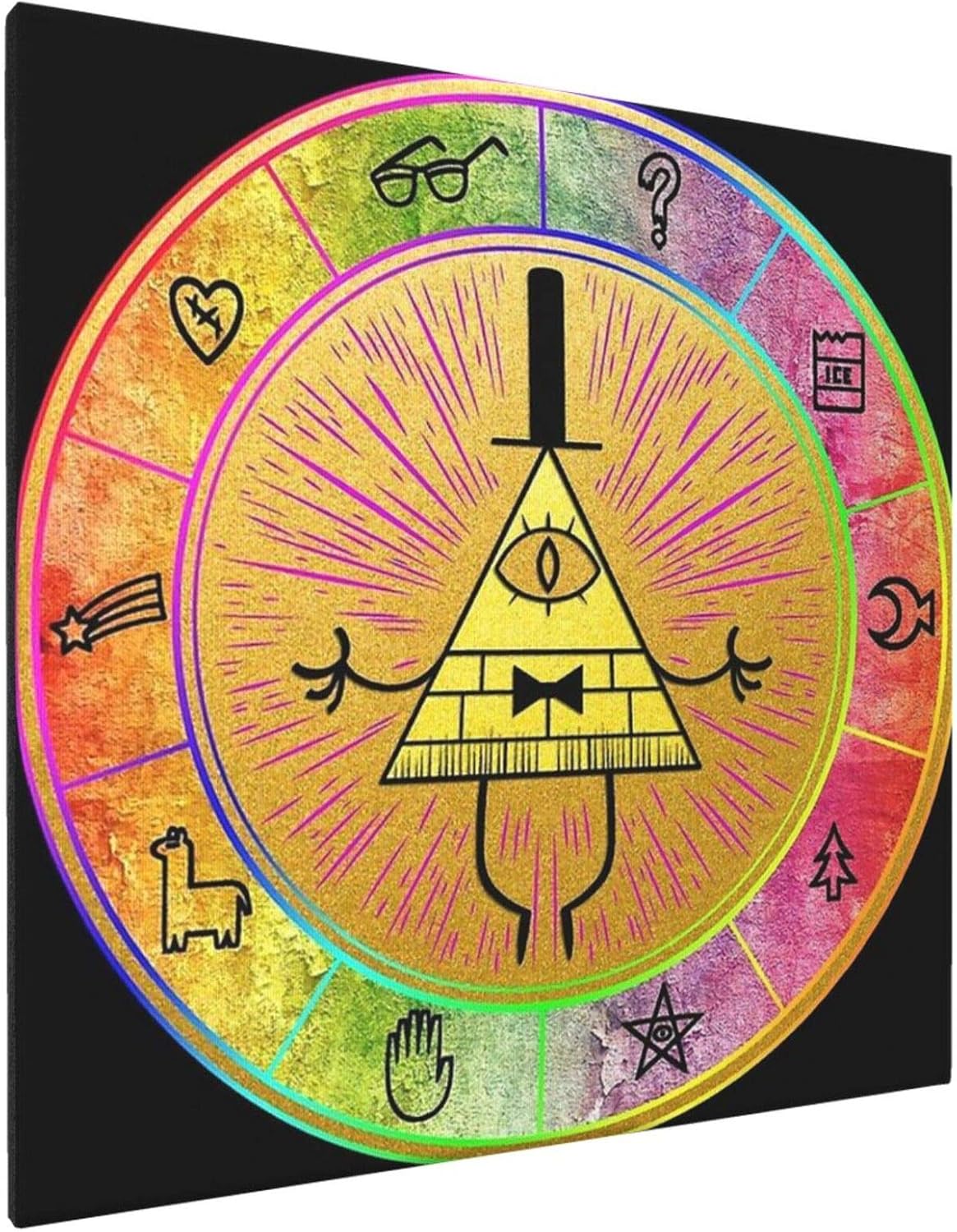 Gravity Falls Colorful Bill Cipher Wheel Gamer