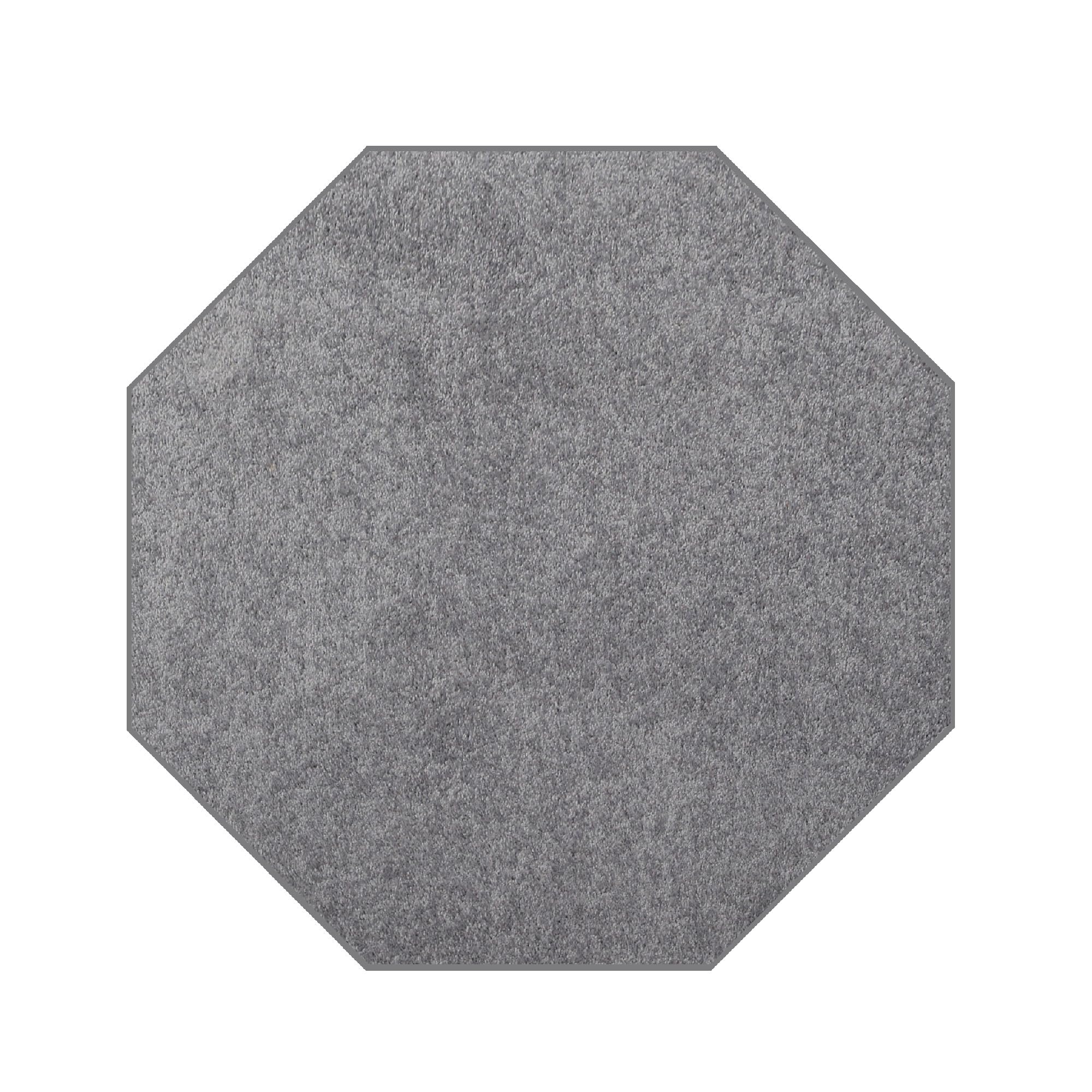 Ambiant Pet Friendly Solid Color Area Rugs Grey – 10′ Octagon, Indoor, Stain & Fade Resistant, Perfect for Living Room, Bedroom, Entryway, Doorway, Pet & Kids Friendly Rug, Wedding, Made in USA