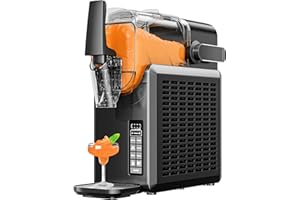 EUHOMY 88oz Slushie Machine, No Ice Needed Slushy Machine for Home, Professional Frozen Drink Maker, Self-Cleaning, 5 Preset 