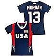 Girl's U.S Alex Morgan Shirt, Youth Sizes USWNTPT T-Shirt, Official U.S. Women’s National Soccer Team Association USA Flag