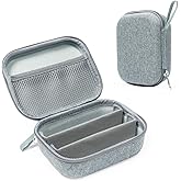 Bukere Travel Sunglasses Organizer Glasses Case, 3 Adjustable Slot for Multiple Eyeglasses, Hard Eyewear Box for Men Women