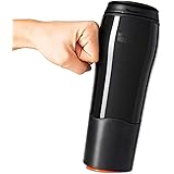 Mighty Mug Go, Double Wall Plastic 16oz Travel Mug featuring No Spill Smartgrip Technology - Black