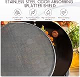 APLUMTREE 3 PCS Stainless Steel Splatter Guard Set - 9.8" 11.4" 13" view 3