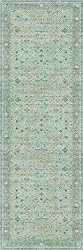 Sage Green Hallway Runner Rugs - Washable 2x6