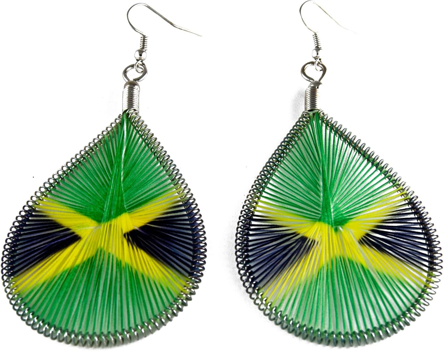Jamaica Flag Earrings Jewelry