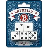 Classic White Game Dice for Playing Board Games and
