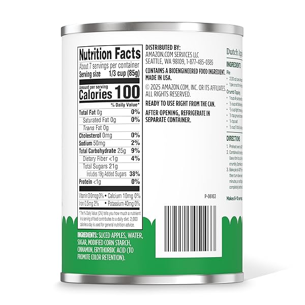 AMAZON GROCERY, APPLE PIE FILLING, 20 OZ