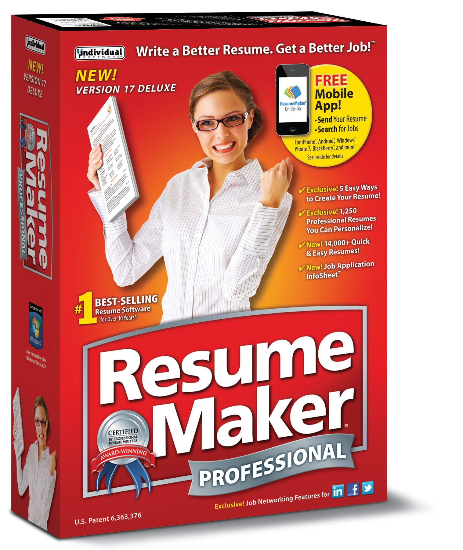 Individual Software Resume Maker Professional Deluxe 17 Buy Online In Papua New Guinea At Papua Desertcart Com Productid 7317506