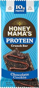 Honey Mama's, Chocolate Cookie Protein Crunch Bar, 8g Protein, No Refined Sugar, No Preservatives, Gluten Free, Dairy Free, S