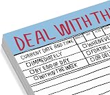 Knock Knock Hand-Lettered Sticky Notes 3x3 Inches 100 Sheets Deal With This view 2