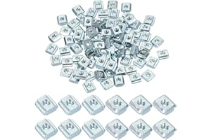 PATIKIL M3 Sliding T Nuts, 100 Pcs Hammer Head Fastener Nut Thread T Slide Drop in Nuts for European Standard 2020 Series 6 m