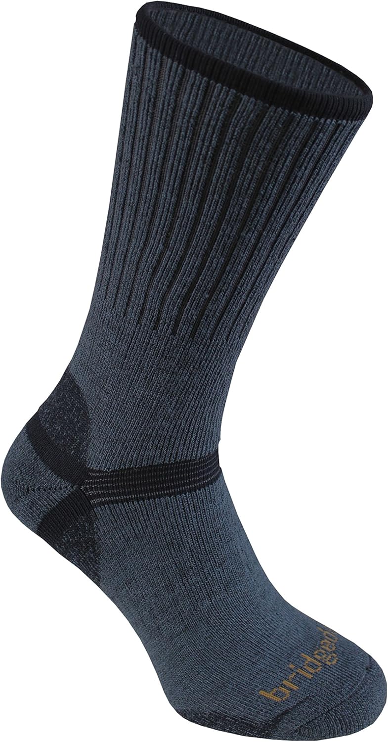 Bridgedale Men's Merino Hiker Socks, Medium, Gun Metal/Black Amazon.co