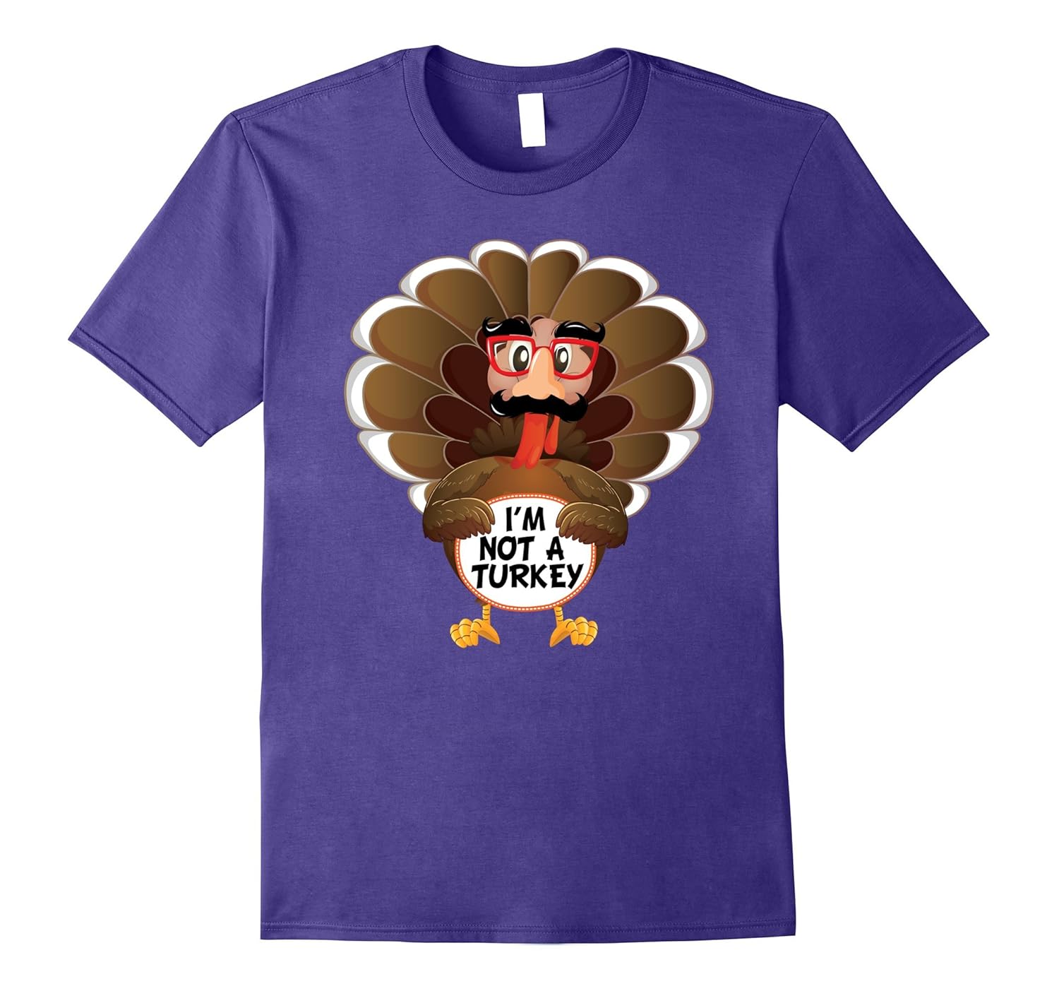 I'm Not A Turkey Funny Disguised Thanksgiving T-Shirt 2-ANZ