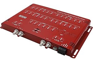 DS18 KEQ30-30 Bands High Perfomance Amplifier Equalizer with Clipping Indicator High Voltage Preamp and Mono Stereo Selector