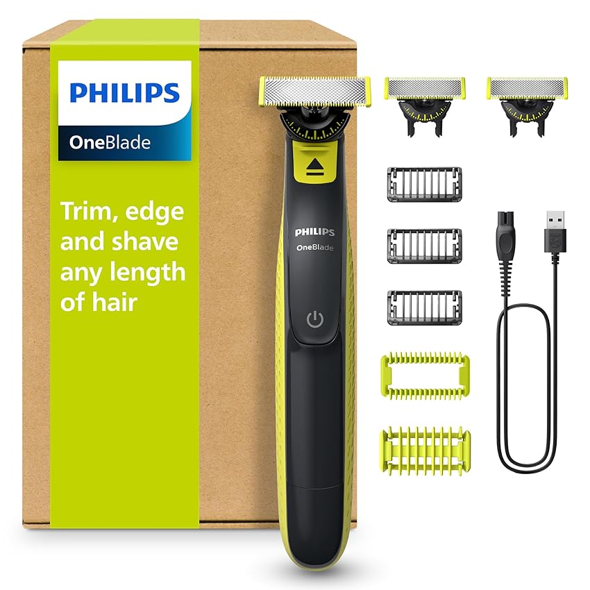 Philips OneBlade 360 Autentico Regolabarba Elettrico per Viso e Corpo