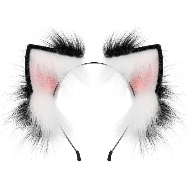 Diadema De Orejas De Gato Estilo Punk Con Cadenas Y Tachuelas | Accesorio Para Cosplay Y Halloween | Ajustable Y Antideslizante | Para Hombres Y Mujeres