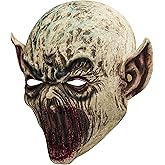 Spooktacular Creations Scary Halloween Zombie Mask, Full Head Horror Alien Ghost Devil Face Mask, Creepy Latex Monster Cap Masks for Adult Cosplay Halloween Costume Accessory, Party Dress Up