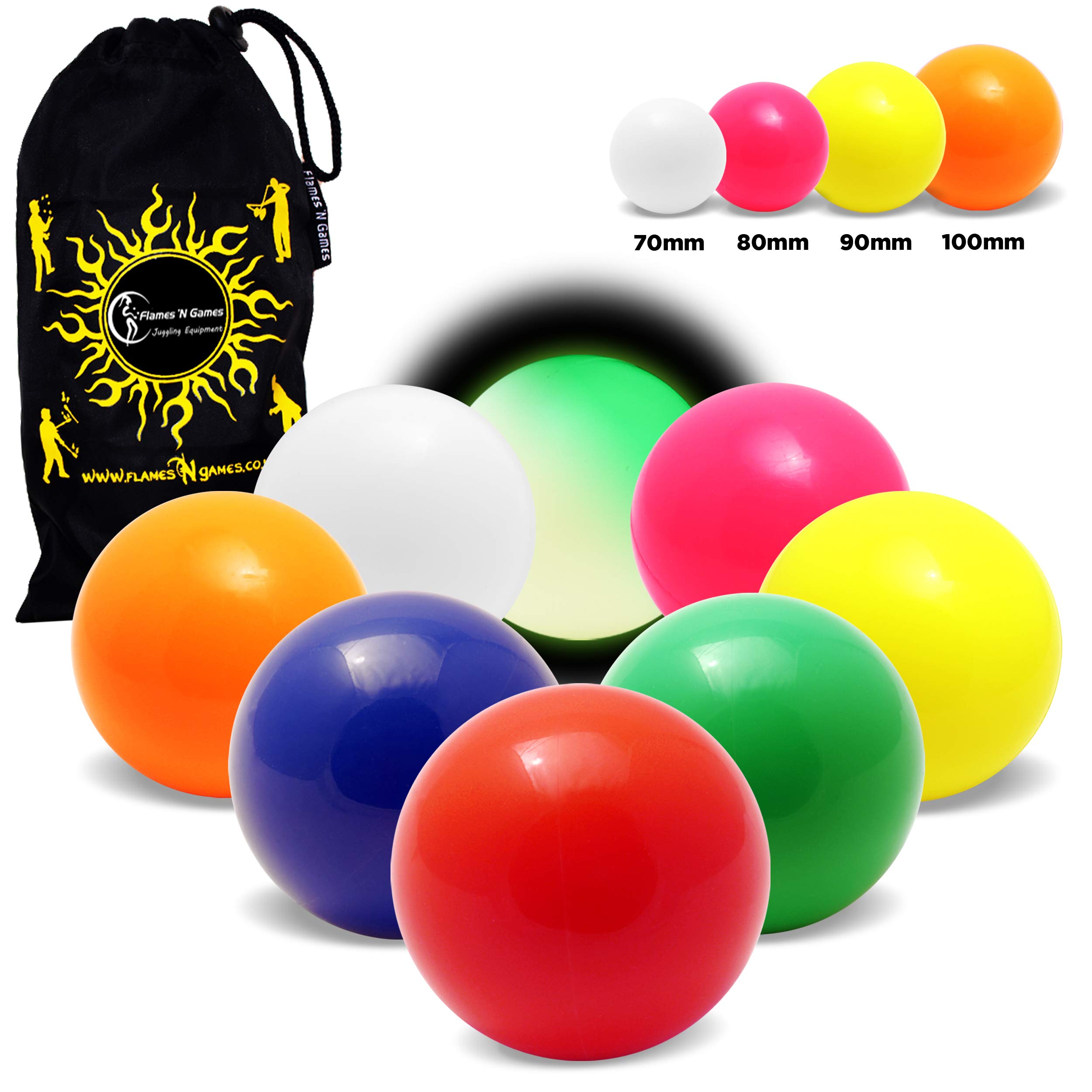 Buy Play Stage Balls in 4 Sizes! for Contact Juggling, Body Rolling
