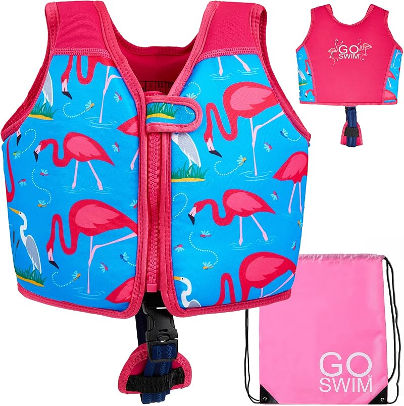 Go Swim Float Vest Baby to 6 Years with Free Swim Bag UKCA CE EN13138-1:2021