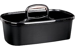 Casabella 8548851 for 4 Gallon Bucket Rose Gold Caddy, Black