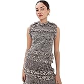 Ulla Johnson Women's Kassi Knit Tweed Sleeveless Top