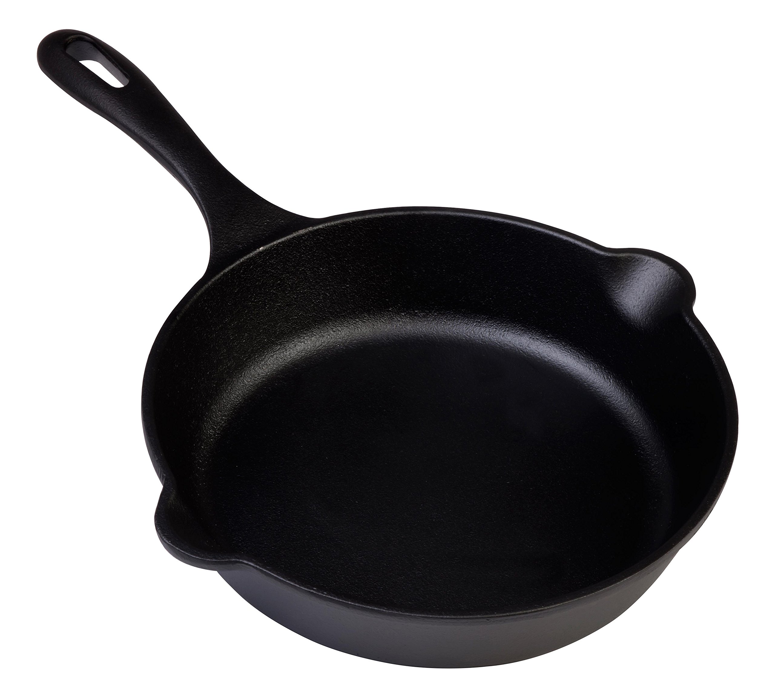 Small PreSeasoned Cast Iron Skillet by Victoria, 8inch Round Egg Pan