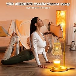 JEKEMORYE Candle Warmer Lamp Clear