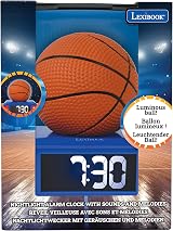 Lexibook Basketball Nightlight Alarm Clock Blue Orange view 5