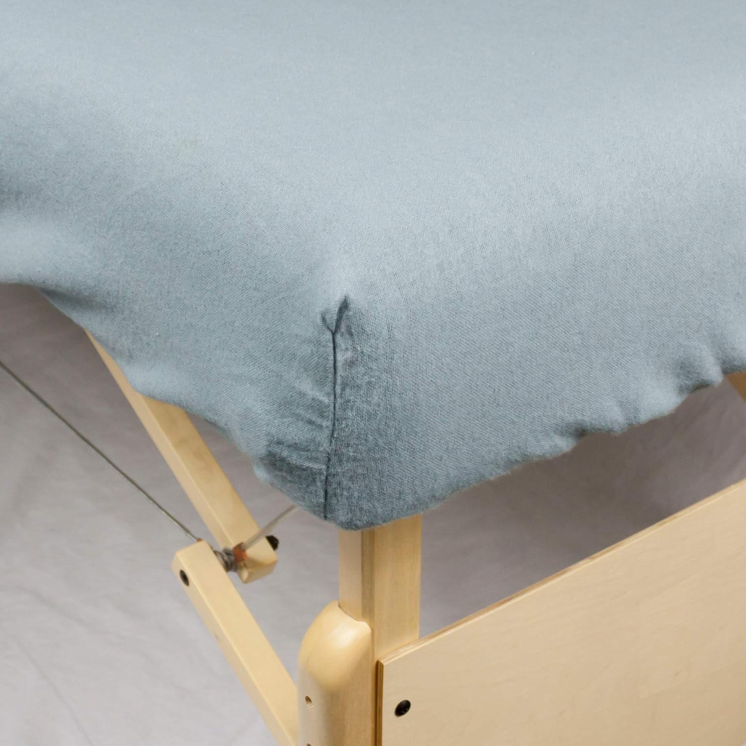 Body Linen Flannel Fitted Massage Sheet, White: Health & Personal Care