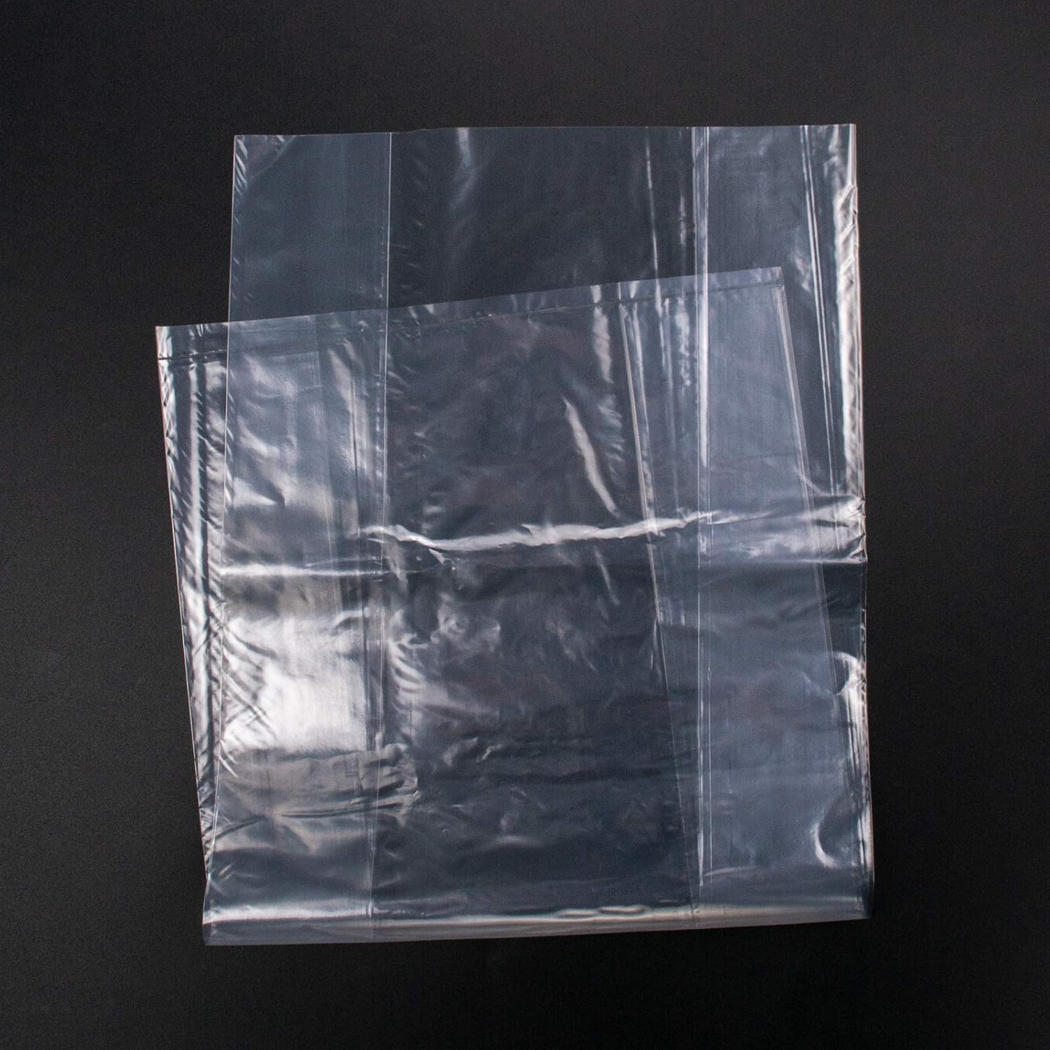 Lesibag Bread Gusseted Bags - 100 Clear Plastic Bags for Loafs Home Baking Buns, and Baguettes with Free Twist Ties (18" x 8" x 4")… - Image 5