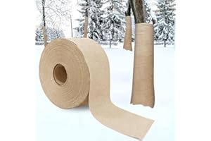TRYITSBEST Tree Protector Paper Wrap for Winter, 3inch x 100ft Weather Resistant Tree Wraps to Protect Bark, Tree Trunk Protector Guard for Protecting Saplings from Frost, Sun,Bugs and Moisture