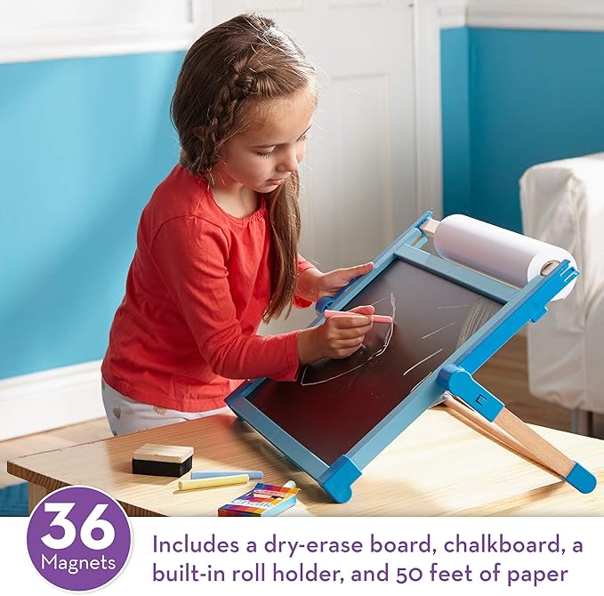 melissa and doug tabletop art easel